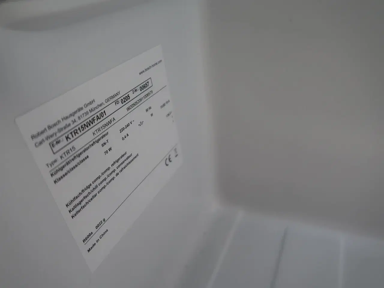 Billede 3 - Køleskab BOSCH KTR15