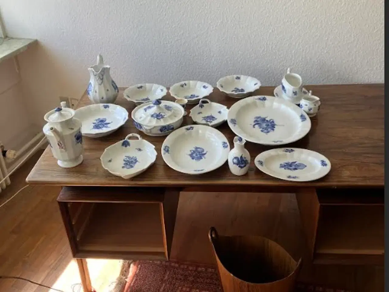Billede 1 - Samling af blå blomst.