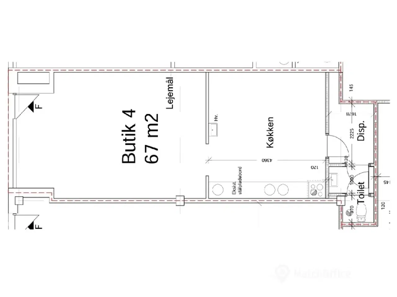 Billede 8 - Butik med god eksponering og lyse lokaler