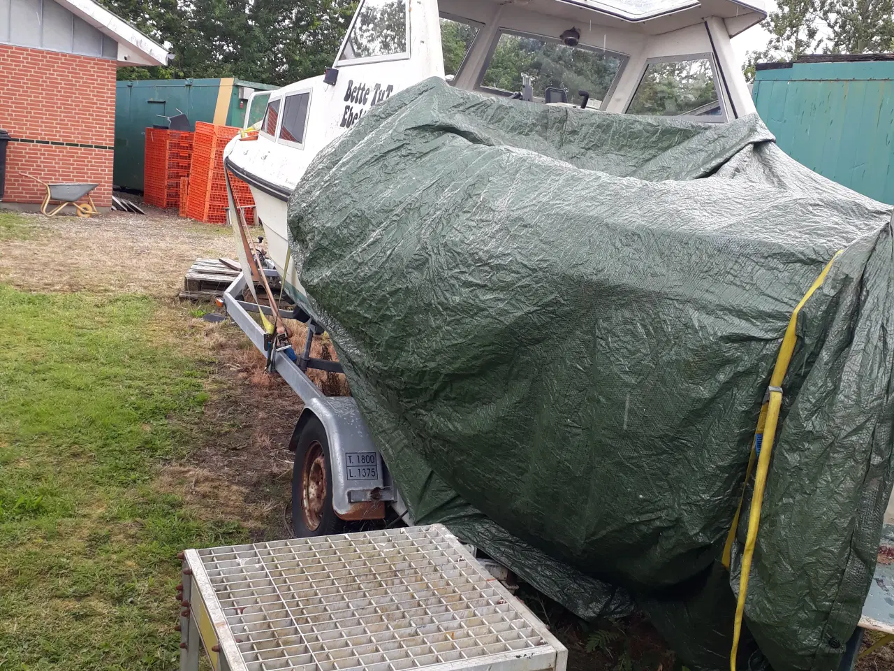 Billede 3 - Motor/ kabine båd. 22 fod. med trailer og spil 