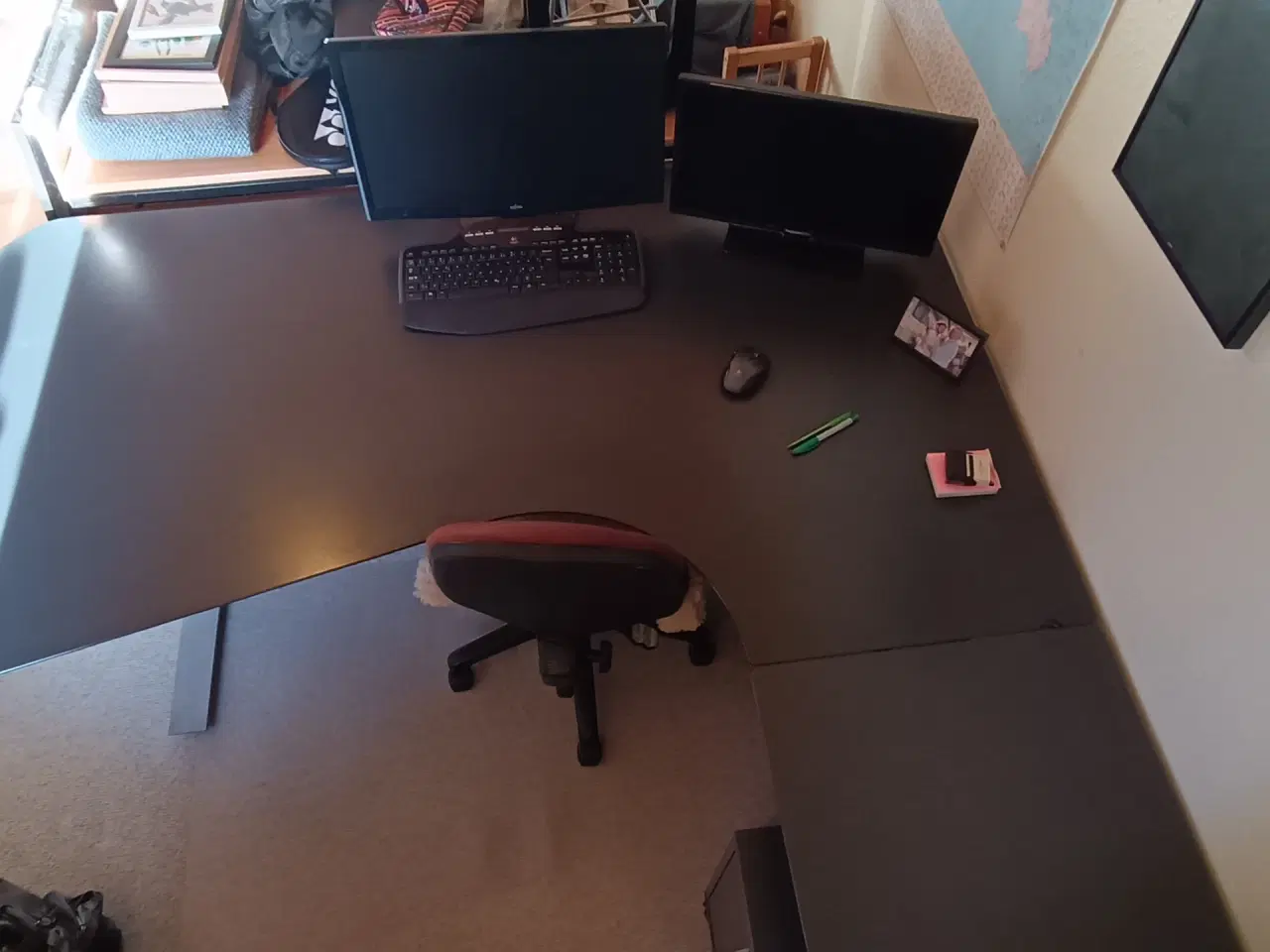 Billede 1 - Stort hjørne-skrivebord. 2 x 2 meter