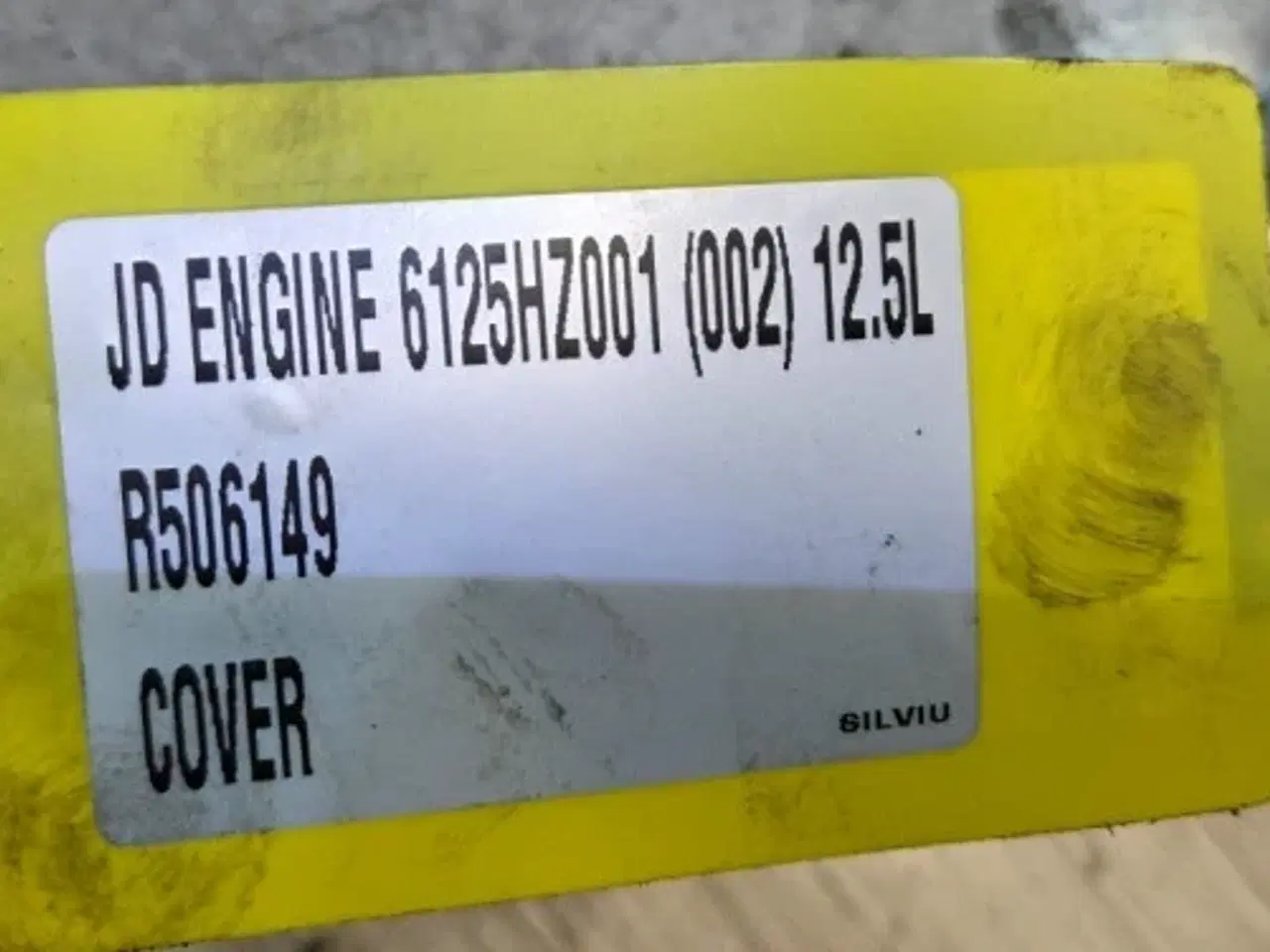 Billede 2 - John Deere 6125HZ001 Dæksel R506149