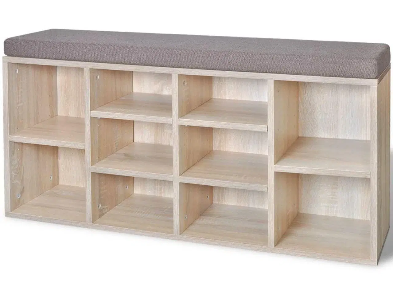 Billede 2 - Skobænk 10 rum egetræsfarve