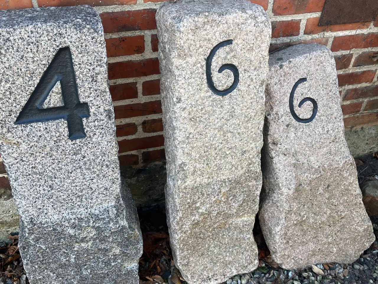 Billede 5 - Sten med Husnummer 2, 4 , 6 og 8