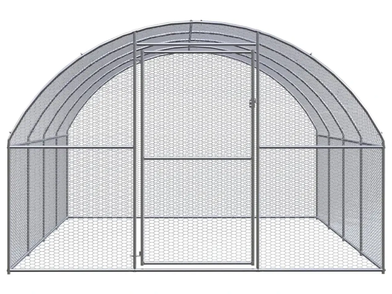 Billede 2 - Hønsehus 3x4x2 m galvaniseret stål