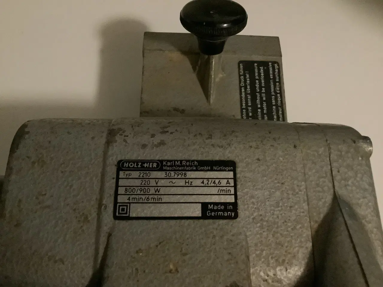 Billede 3 - Båndsliber med pose (230V)