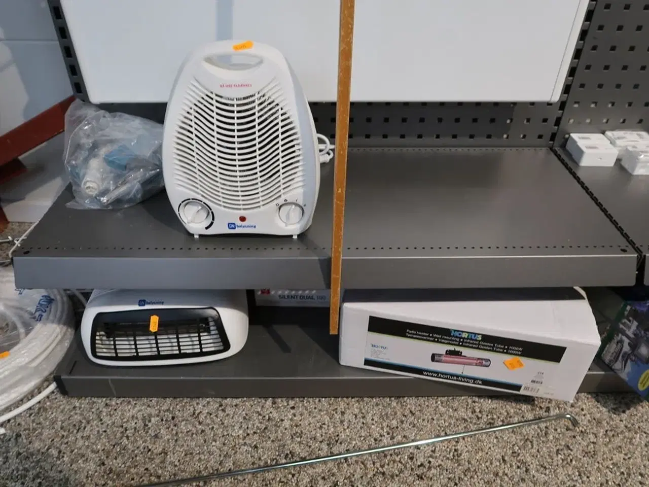 Billede 1 - Div. Varmeblæsere, varmelampe samt ventilator SILENT DUAL 100