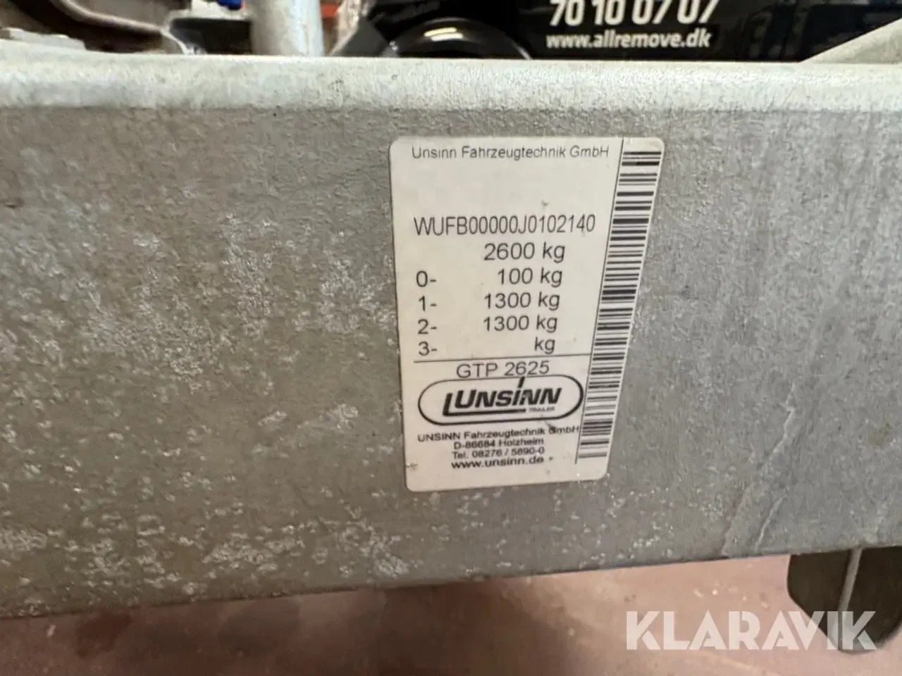 Billede 10 - Spuletrailer Unsinn GTP 2625 med Aquila Triventek TD302REC anlæg