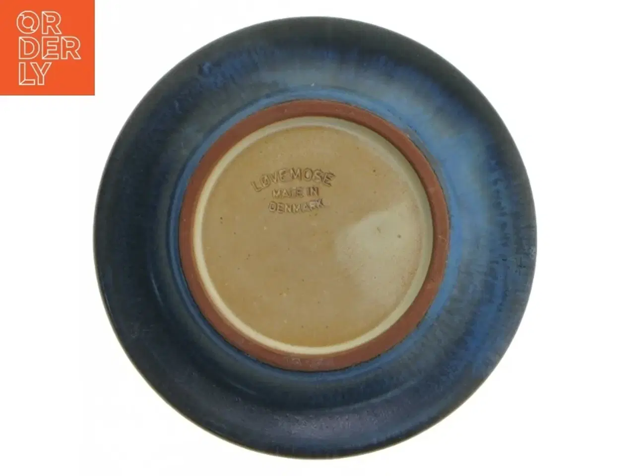 Billede 3 - Keramisk platte fra Lovemose, Danmark fra Lovemose (str. Ø 10 cm)