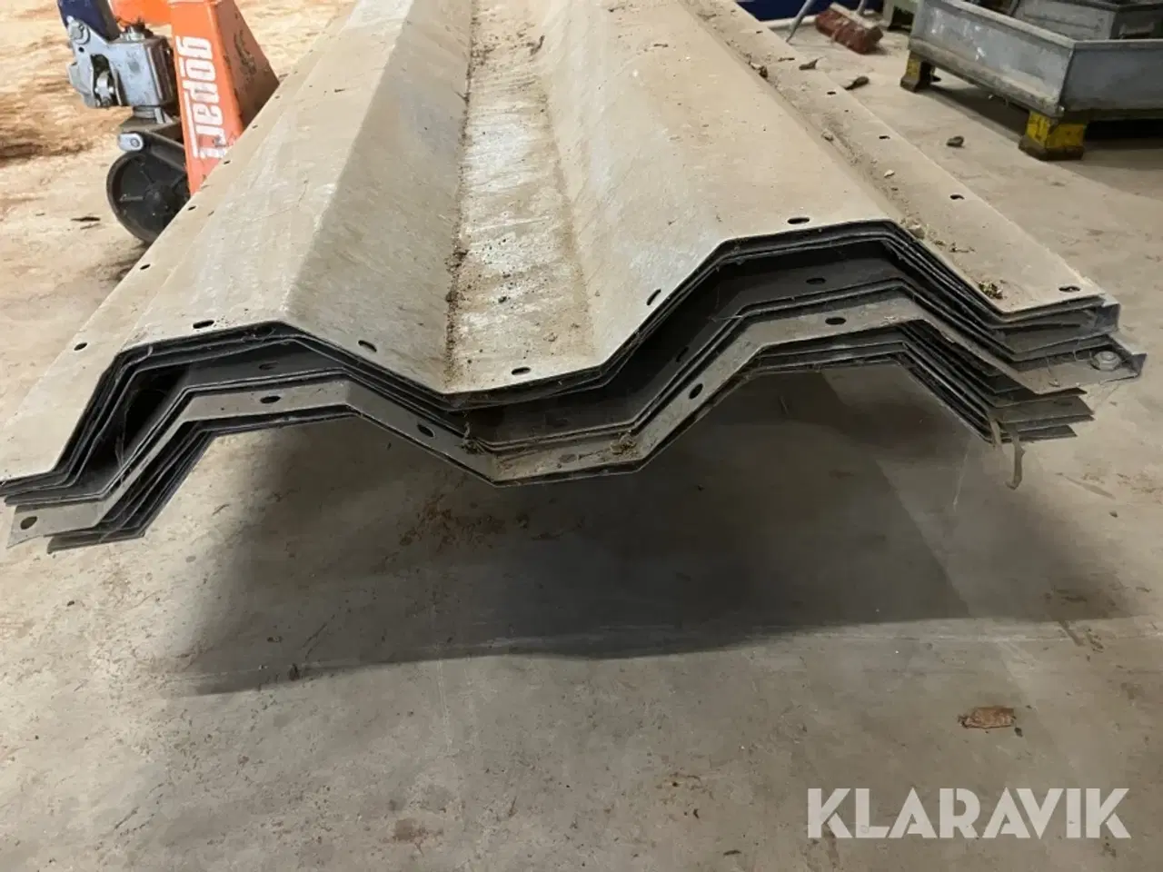 Billede 3 - Trapezplader til korn stål 21 styk