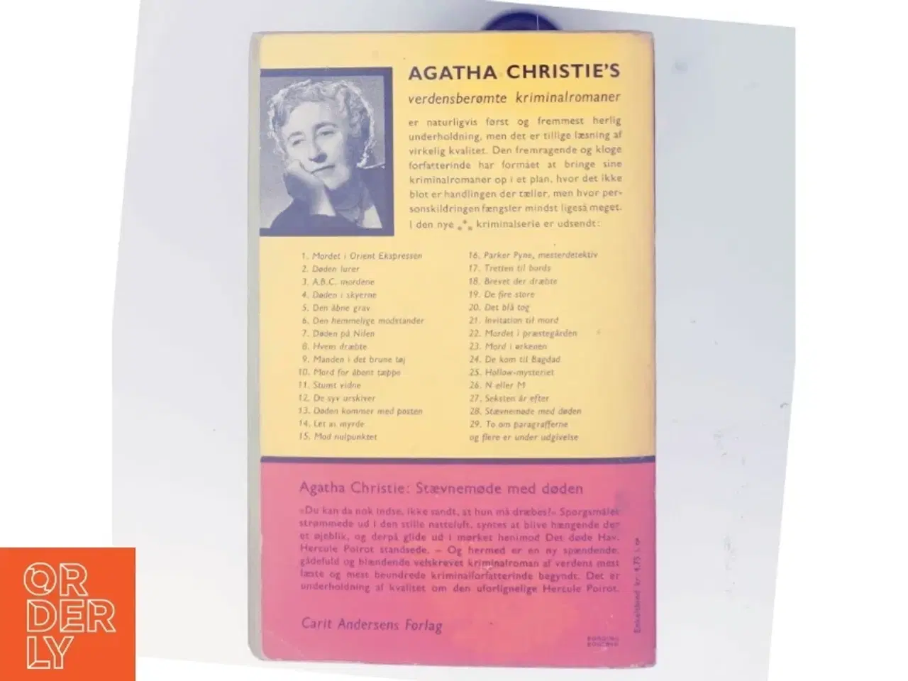 Billede 3 - Stævnemøde med døden af Agatha Christie (Bog)