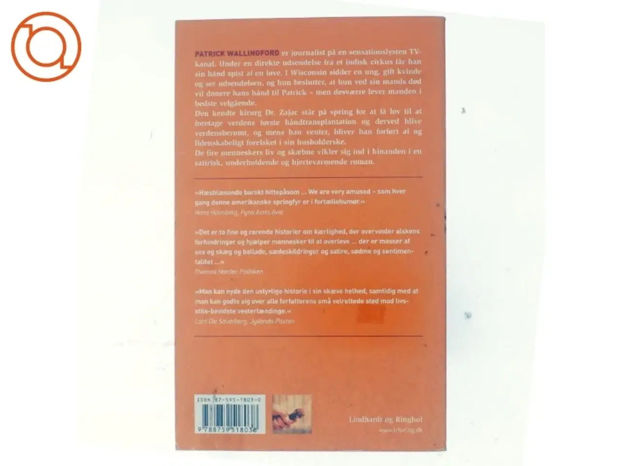 Billede 3 - Den fjerde hånd af John Irving (Bog)