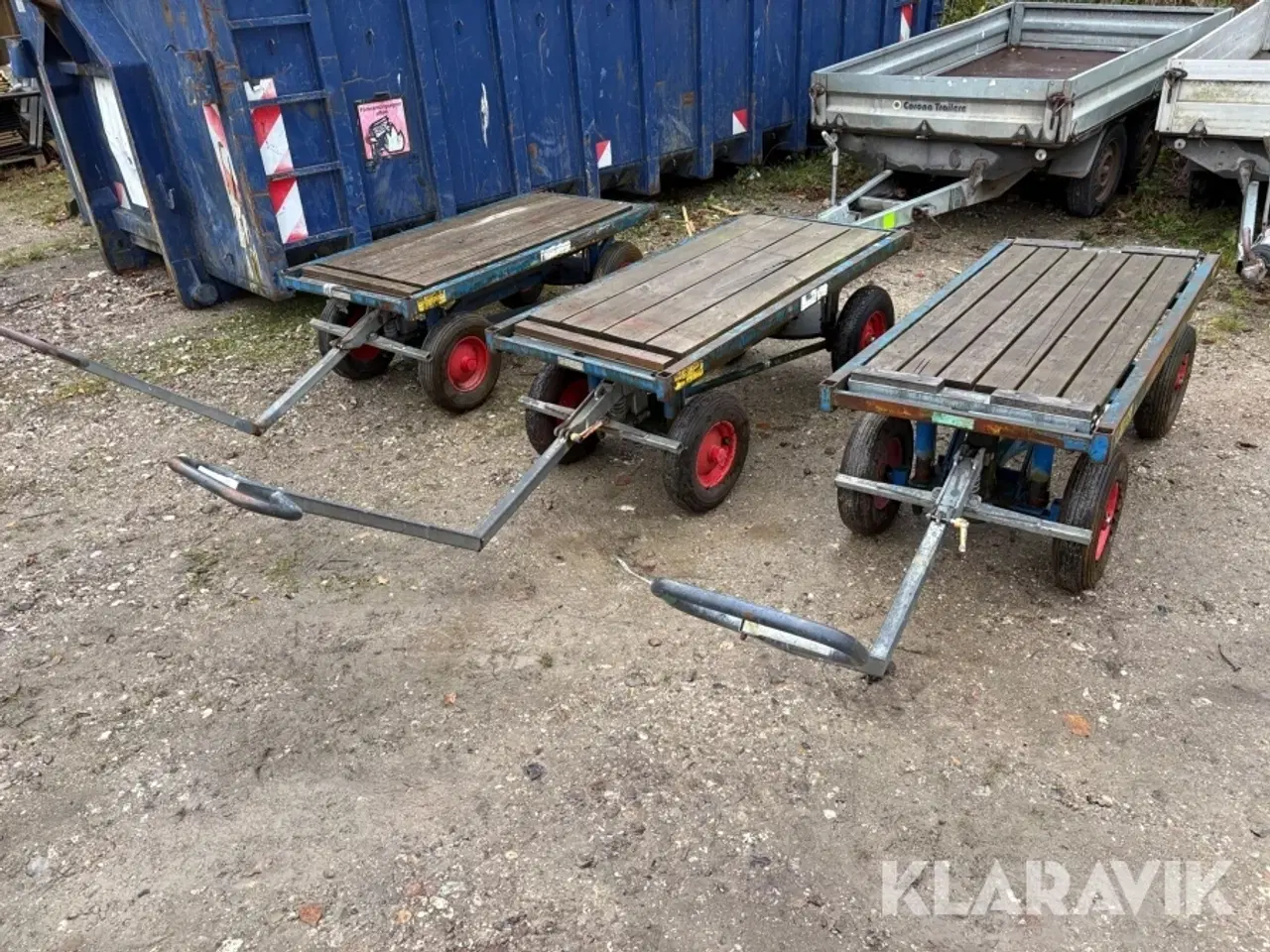 Billede 2 - Trækvogne med løft 3 styk ALIA TOOL