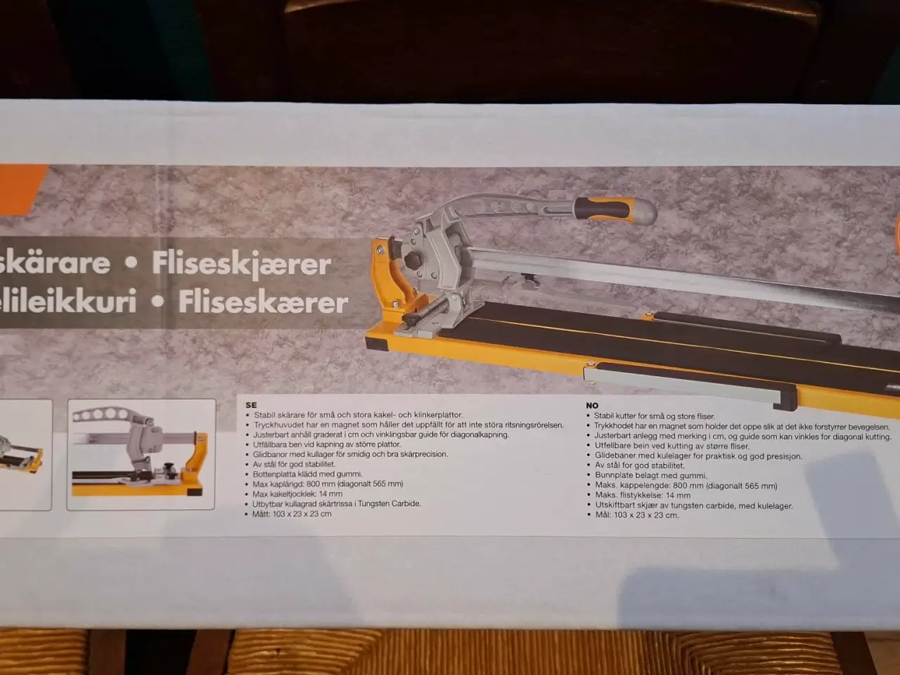 Billede 3 - FLISESKÆRER 800MM PRO SÆLGES