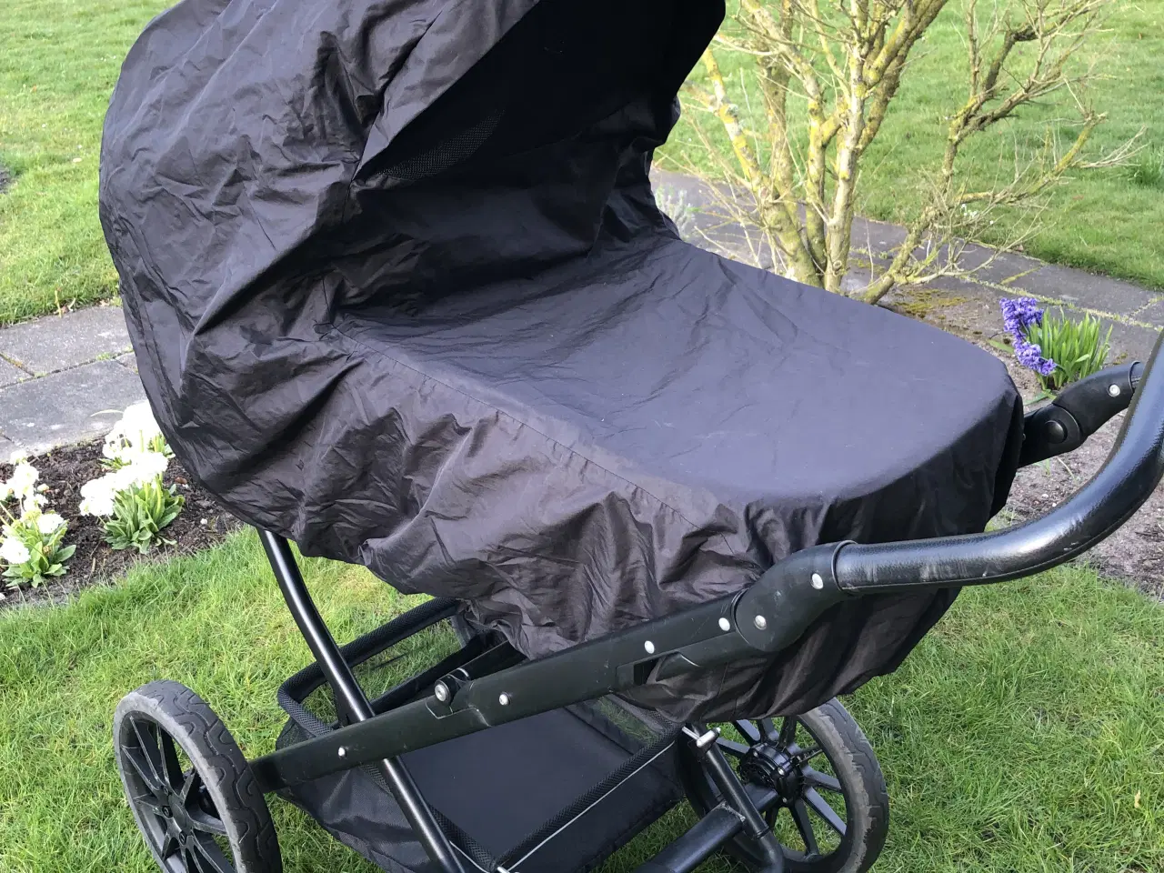 Billede 5 - Velholdt Stork barnevogn og lift