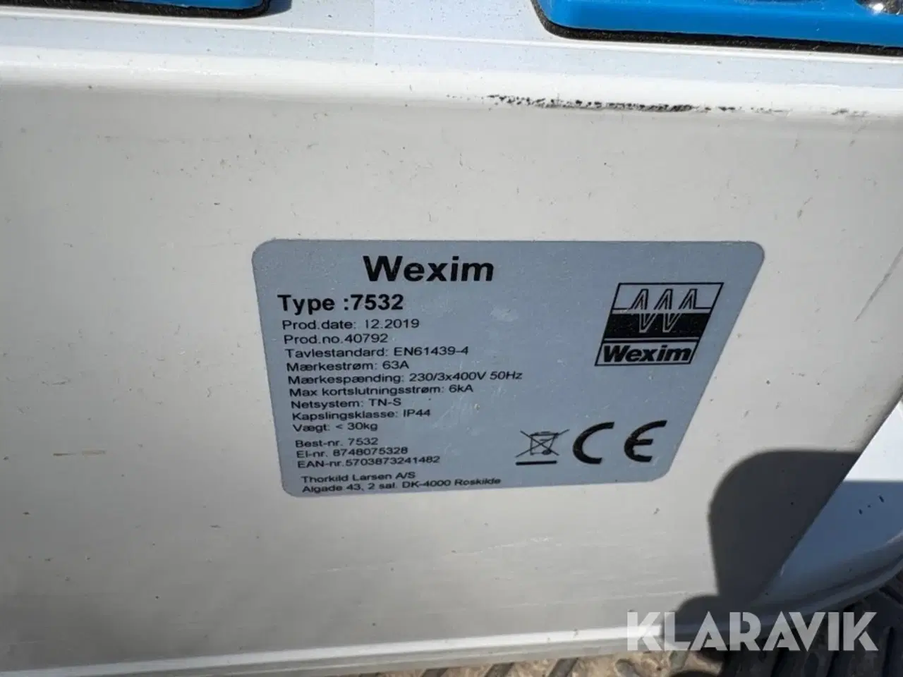 Billede 4 - Eltavler Wexim/NST 63 A- 4 styk