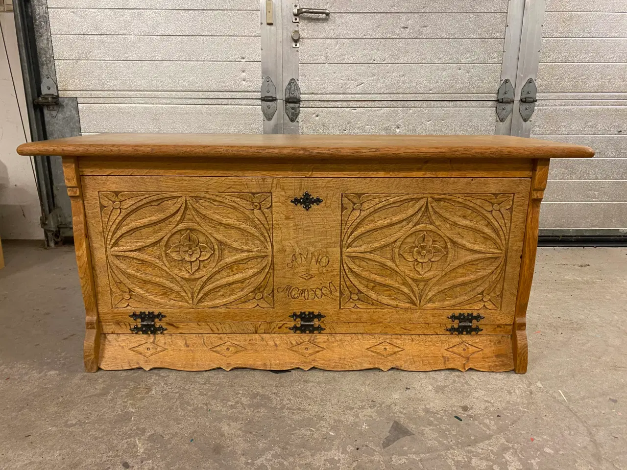 Billede 1 - Lågkiste syret eg