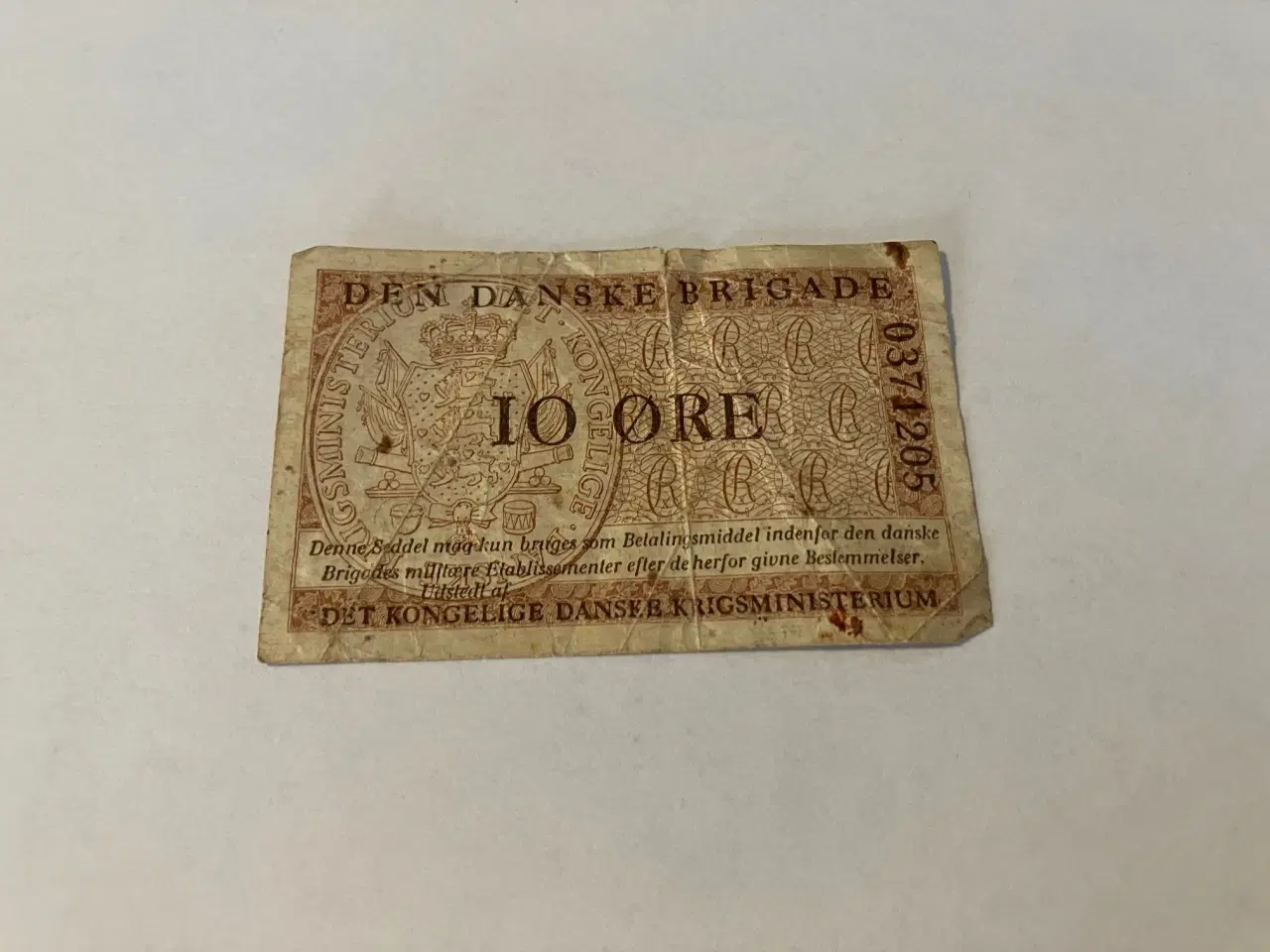 Billede 1 - 10 Øre Den Danske Brigade