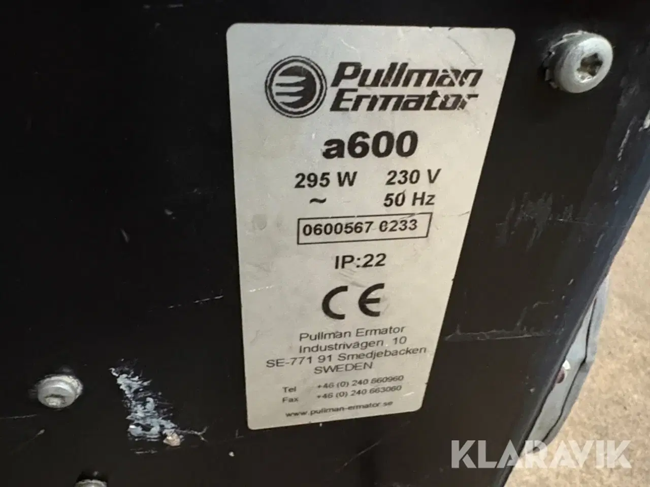 Billede 5 - Miljøboks Pullman Ermator a600