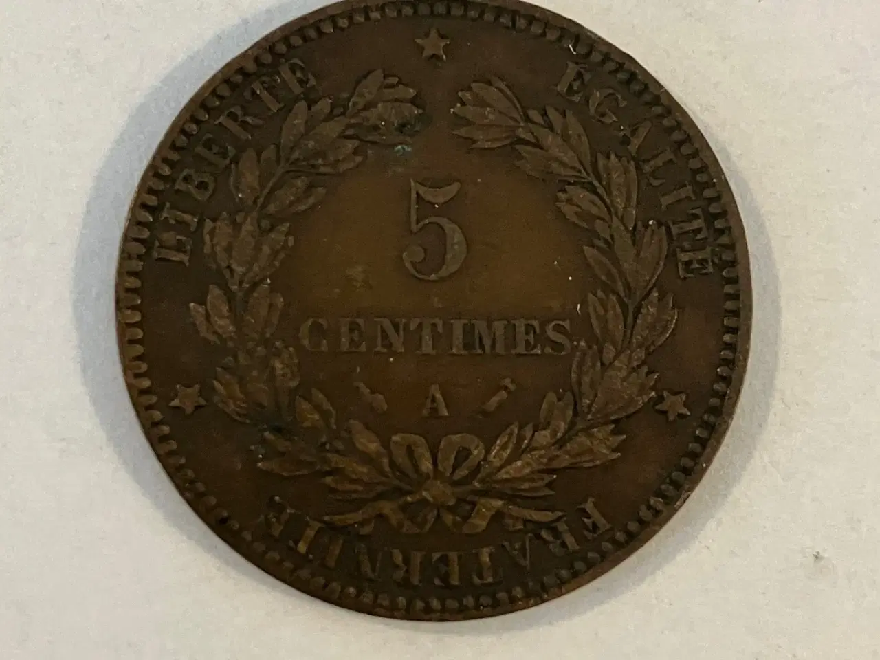 Billede 1 - 5 Centimes 1896 France