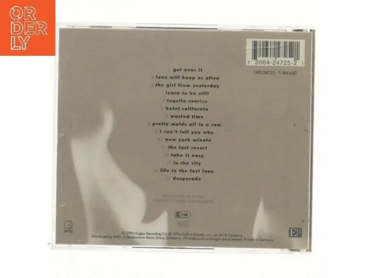 Billede 2 - Eagles Hell Freezes Over CD