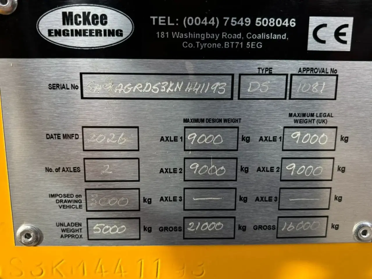 Billede 19 - McKee 16T entrepenørvogn med nedfoldbare sider