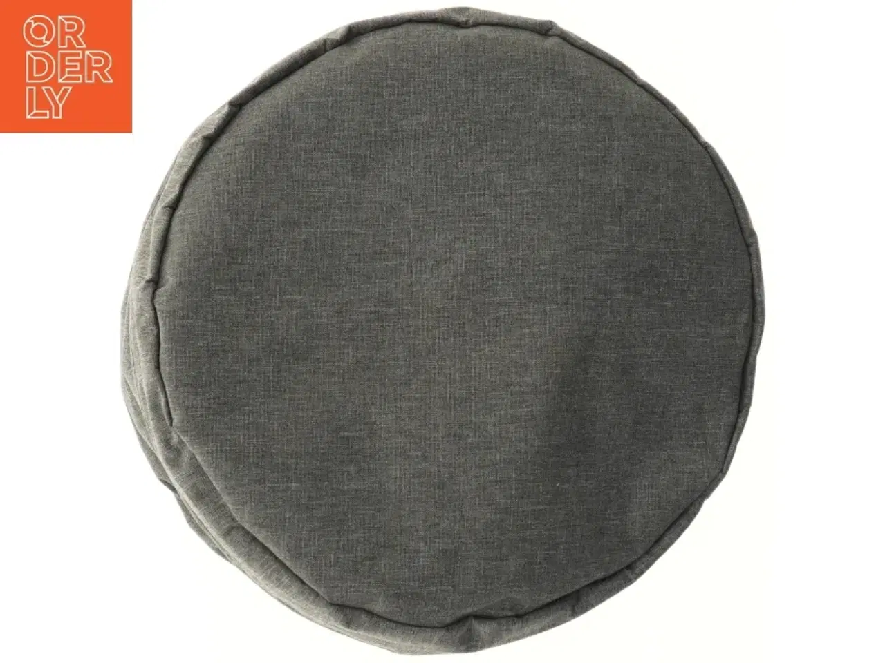 Billede 2 - Grå opbevaringskurv med låg (str. 31x Ø 30 cm)