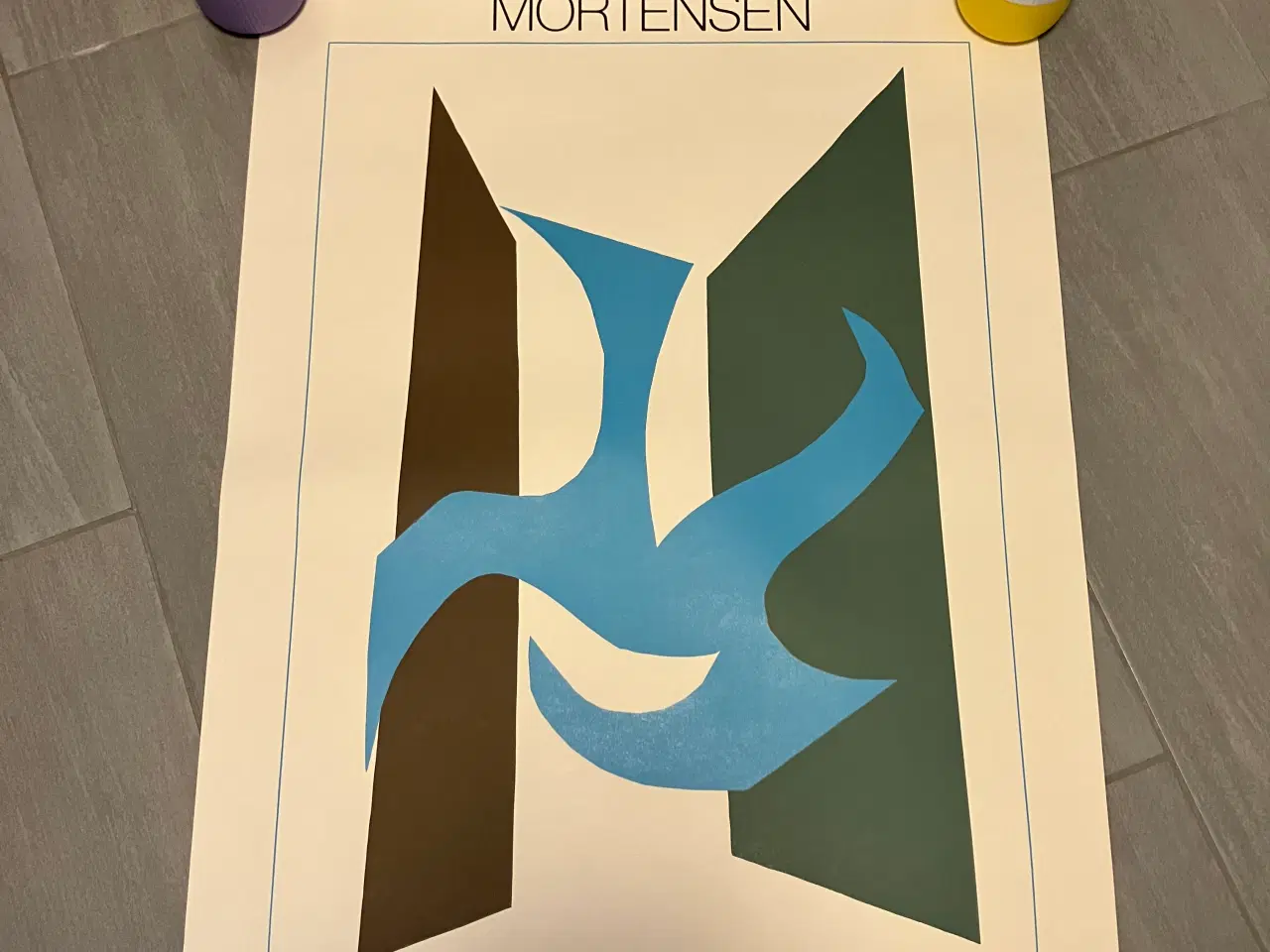 Billede 1 - Kunstplakat Richard Mortensen