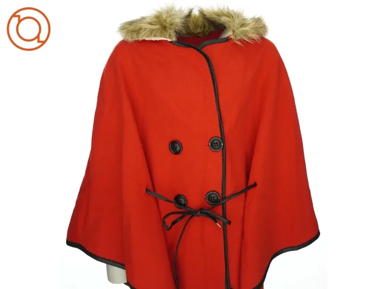 Billede 1 - Poncho jakke med krave
