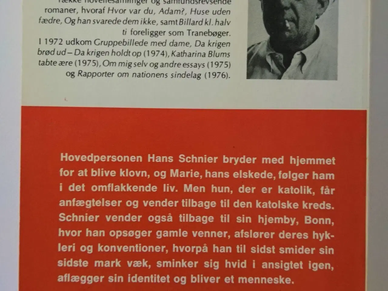 Billede 2 - En klovns opgør. Af Heinrich Böll