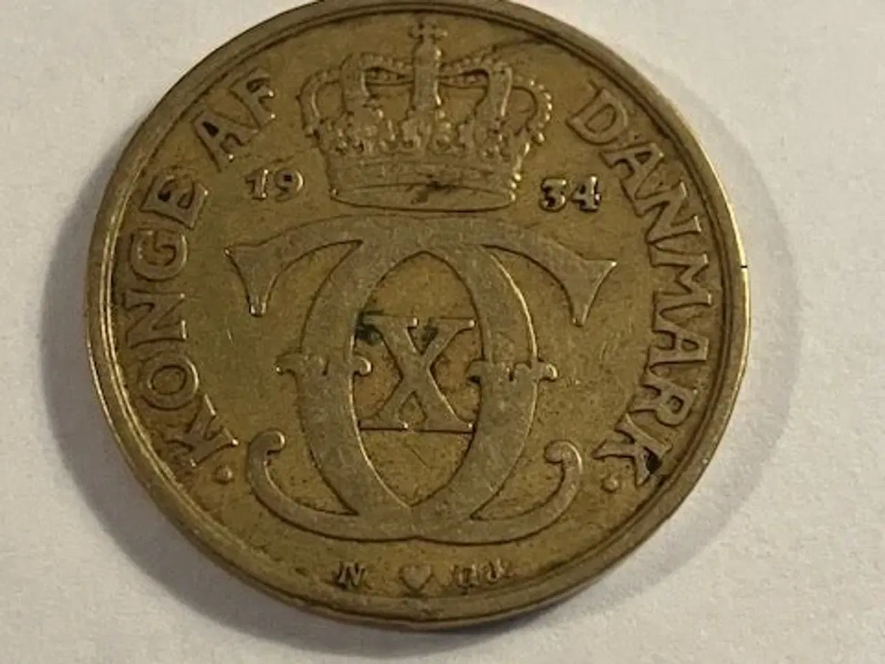 Billede 1 - 1 krone 1934 Danmark