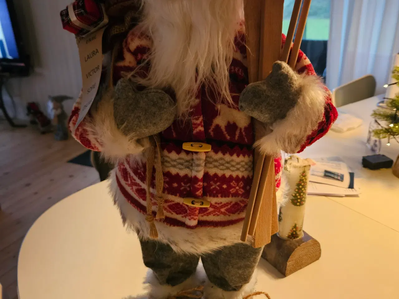 Billede 1 - Julemand med ski