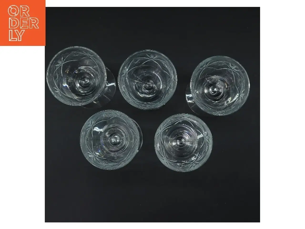 Billede 3 - Sæt af 5 Ulla glas (str. 5 stk Ø 7,5 cm længde 17,5 cm)