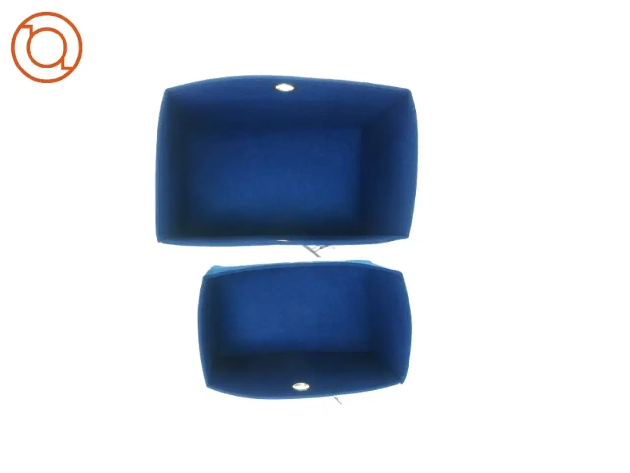 Billede 2 - Stof kasser fra Hübsch (str. 40 x 24 og 35 x 20)