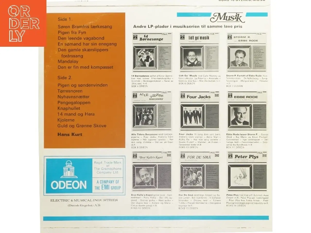 Billede 3 - Hans Kurt Viser LP fra Odeon