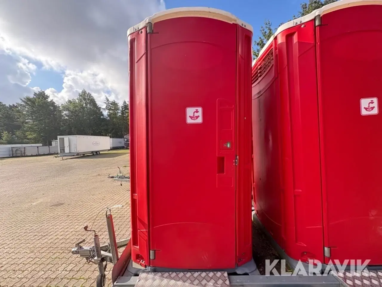 Billede 10 - Dobbelt toilet trailer Stema F 7515