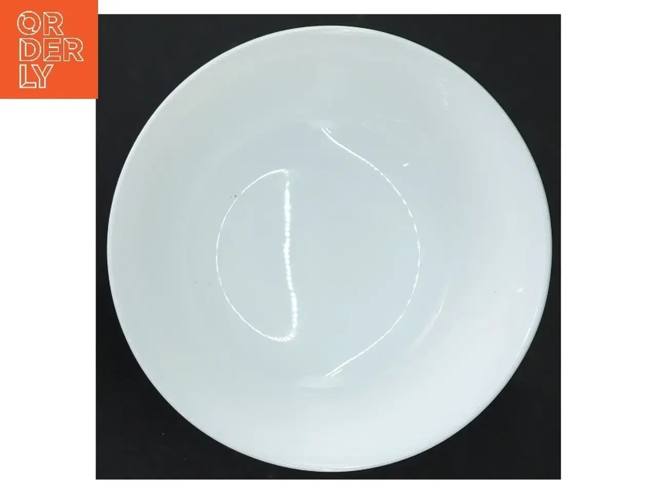 Billede 4 - Hvide keramiktallerkener (5 stk) (str. 15 cm)