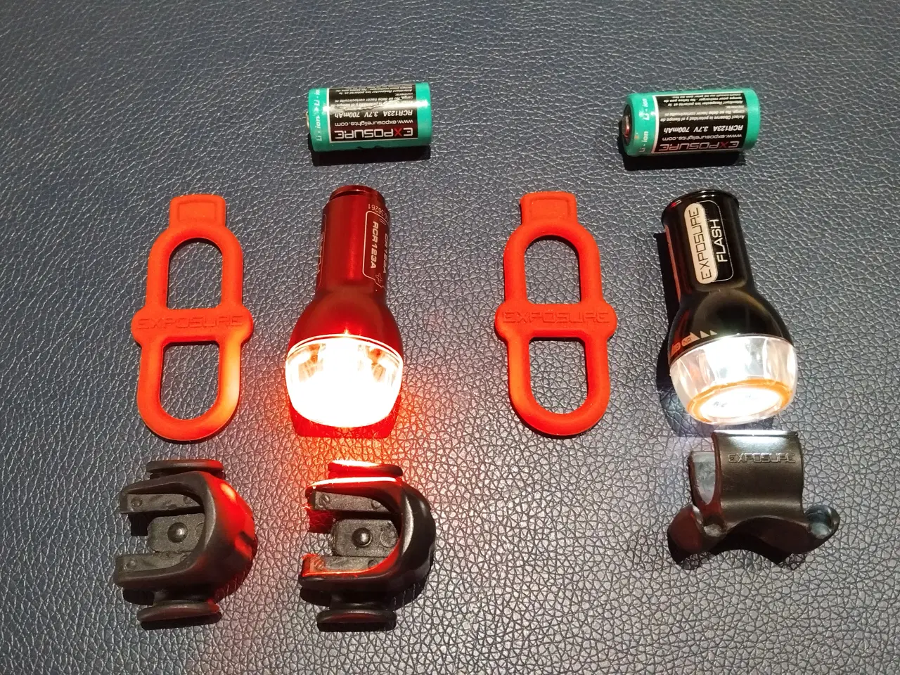 Billede 1 - Cykellygter Exposure lights TraceR sæt, aluminium