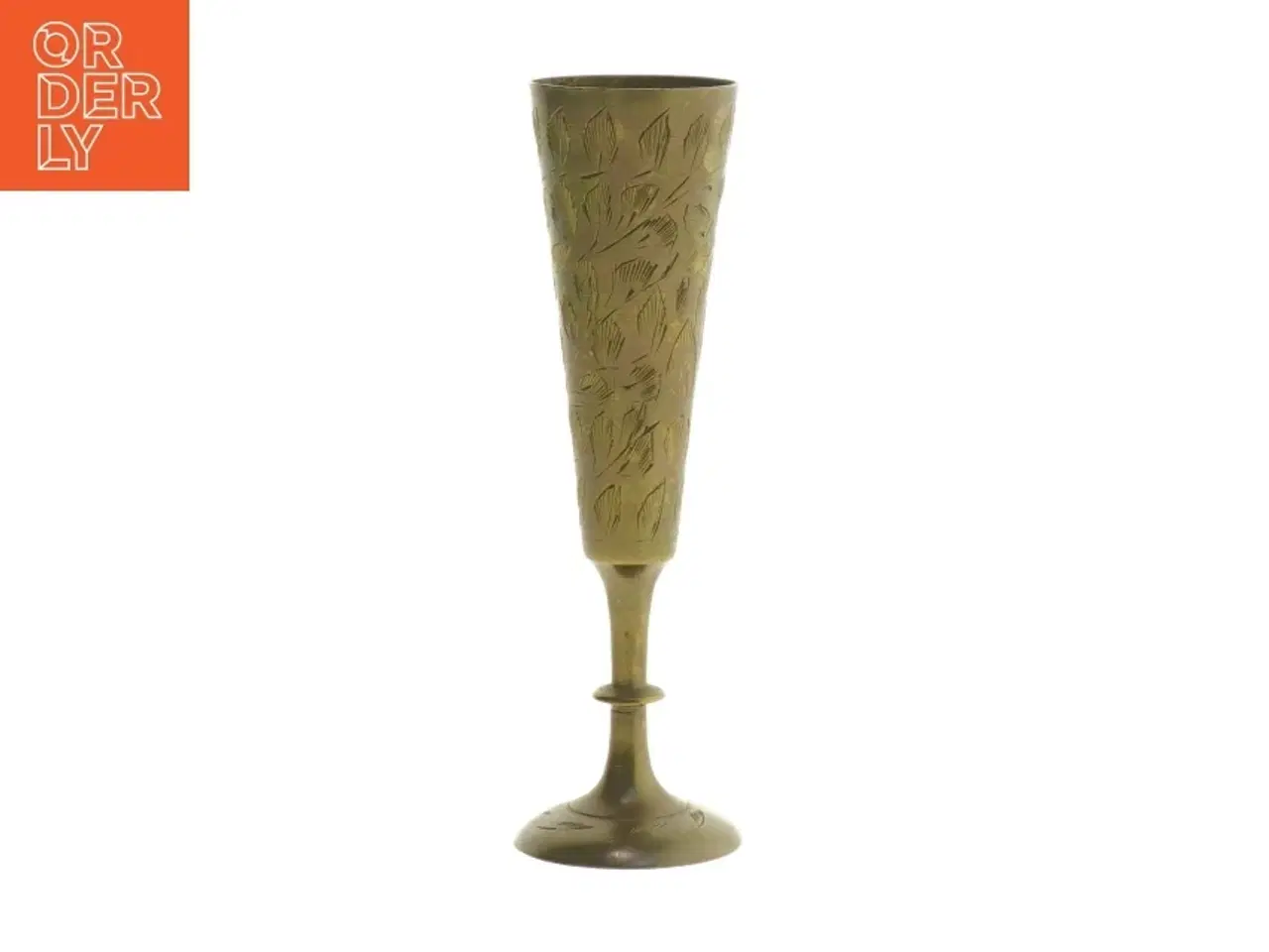 Billede 1 - Dekorativ vase i messing (str. 15 cm)