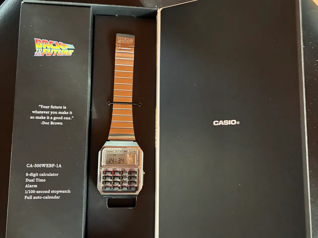 Billede 4 - casio BACK TO THE FUTURE CA-500WEBF-1AER fra 