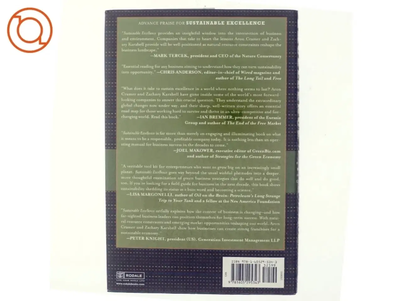 Billede 3 - Sustainable excellence: The Future of Business in a Fast-Changing World by Aron Cramer