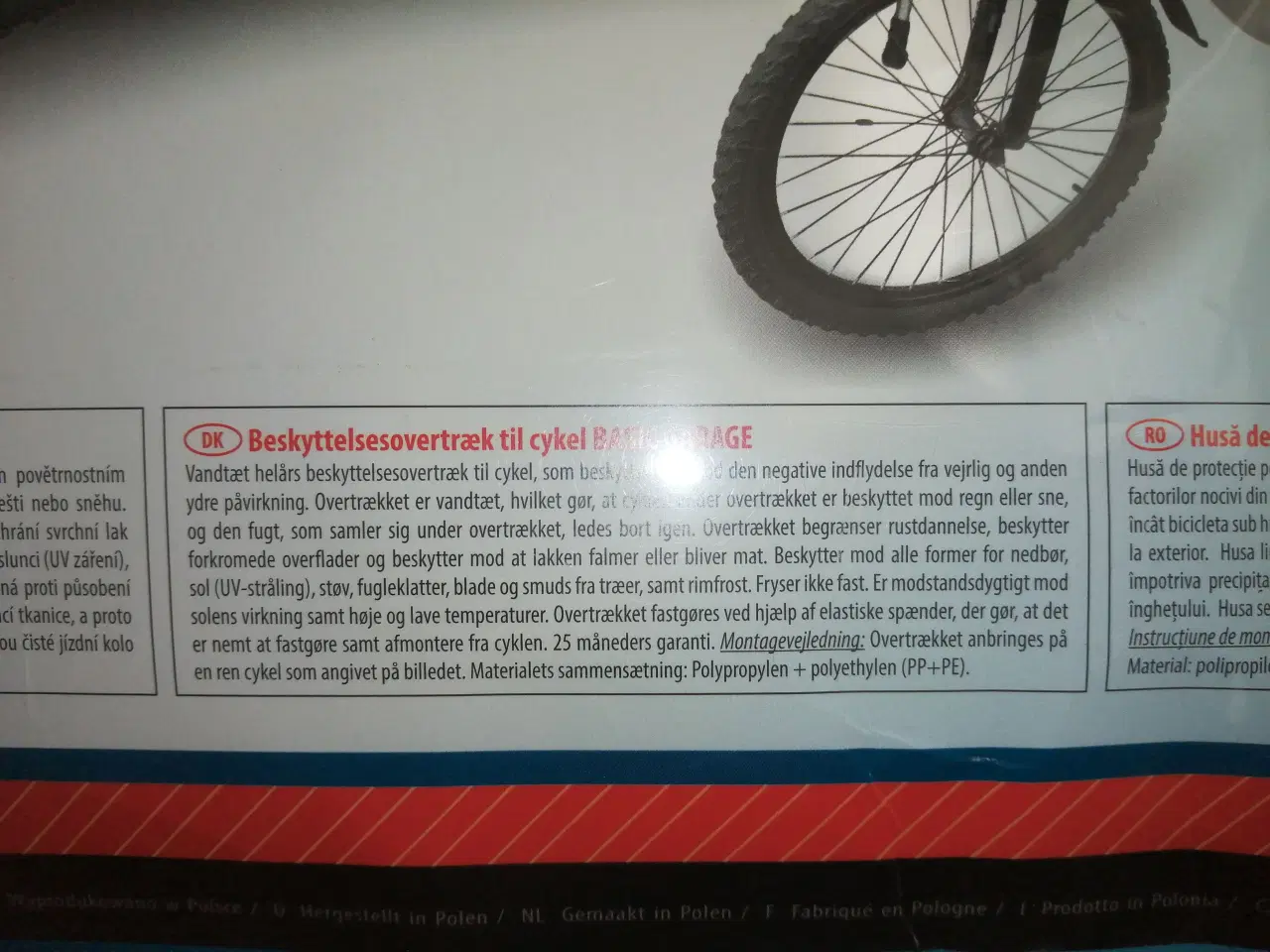 Billede 5 - Beskyttelsesovertræk til cykel