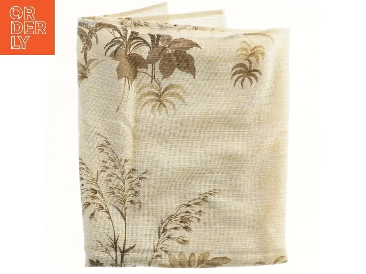 Billede 1 - Dekorativt tekstil med blomstermønster (str. 170x122 cm)