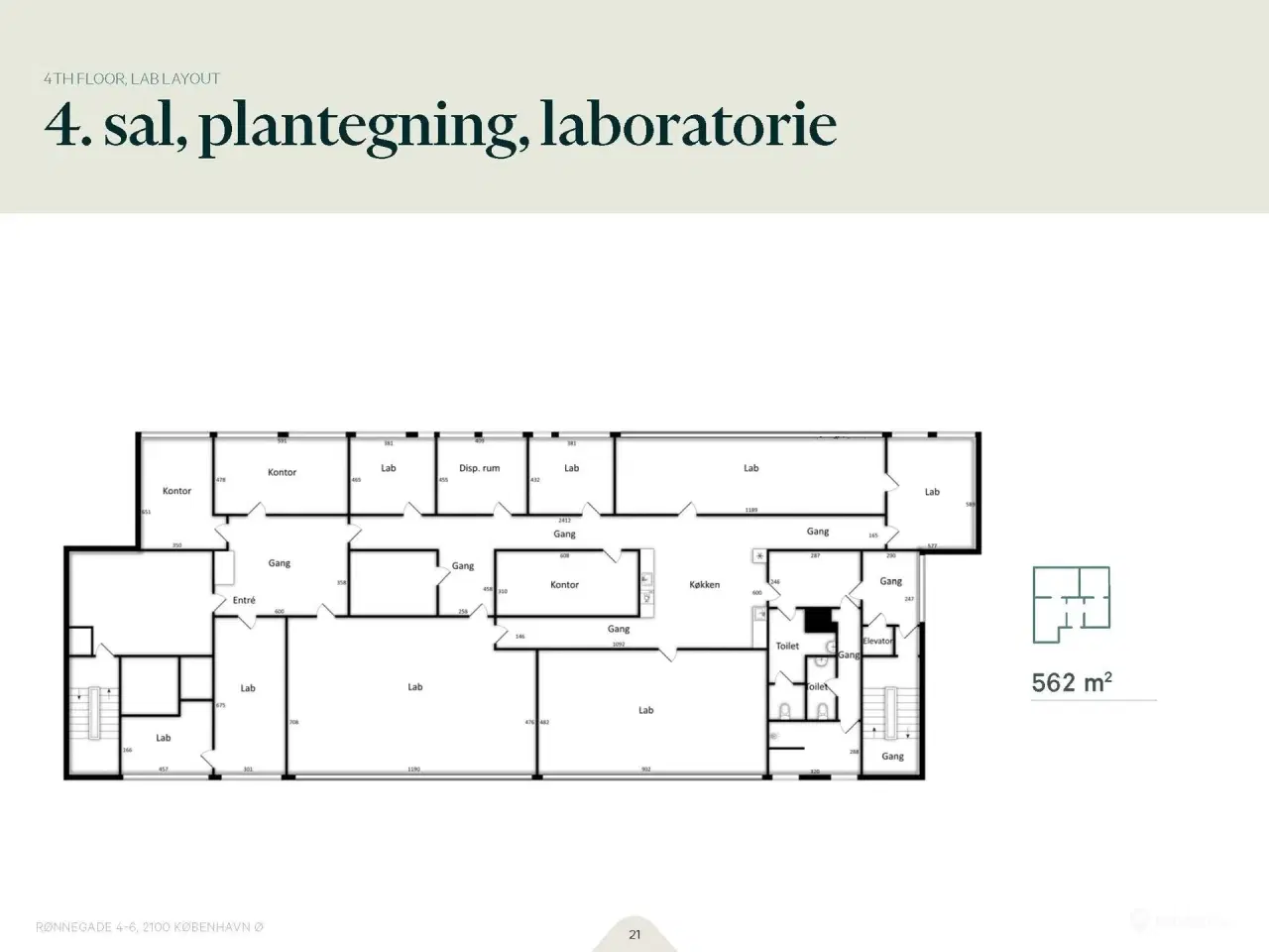 Billede 15 - Moderne kontorer/laboratorie tæt på metro på Østerbro