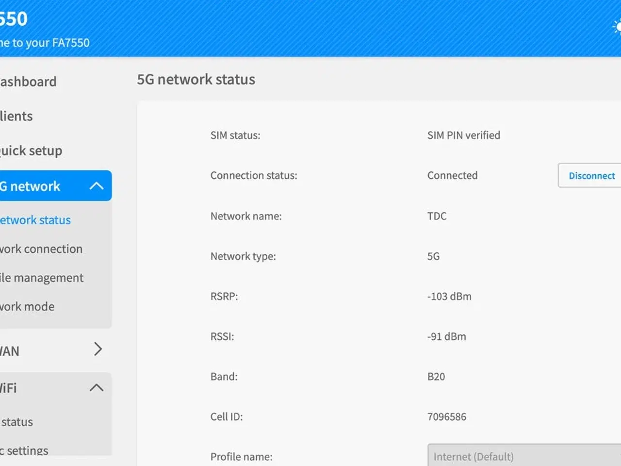 Billede 6 - 5G Kaon fa7550 router