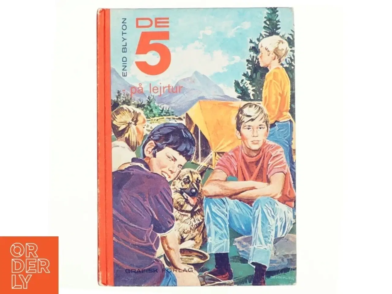 Billede 1 - De 5 på lejrtur af Enid Blyton