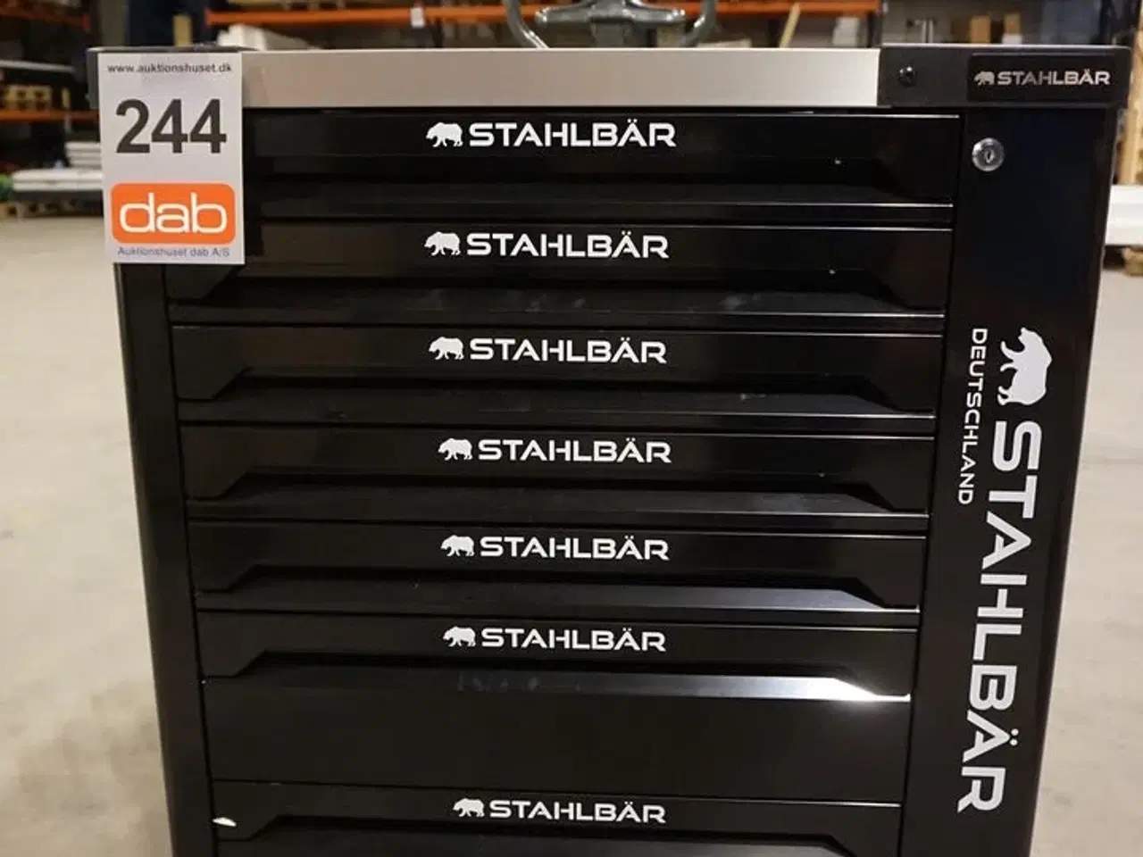 Billede 13 - Værktøjsvogn, Stahlbär, 7 skuffer inkl. Værktøj