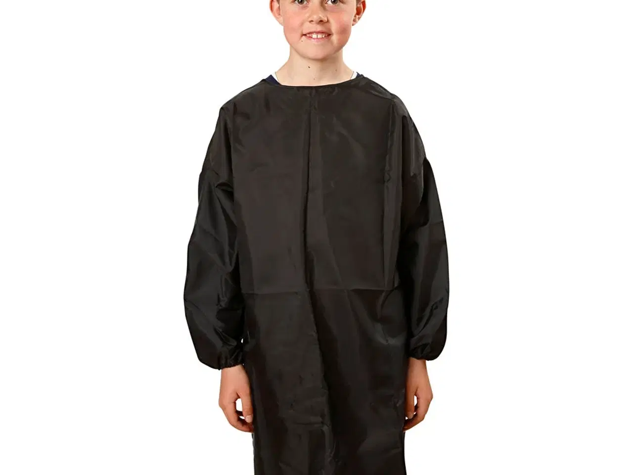 Billede 1 - Malerkittel, L: 81 cm, str. 7-12 år, sort, 1 stk.