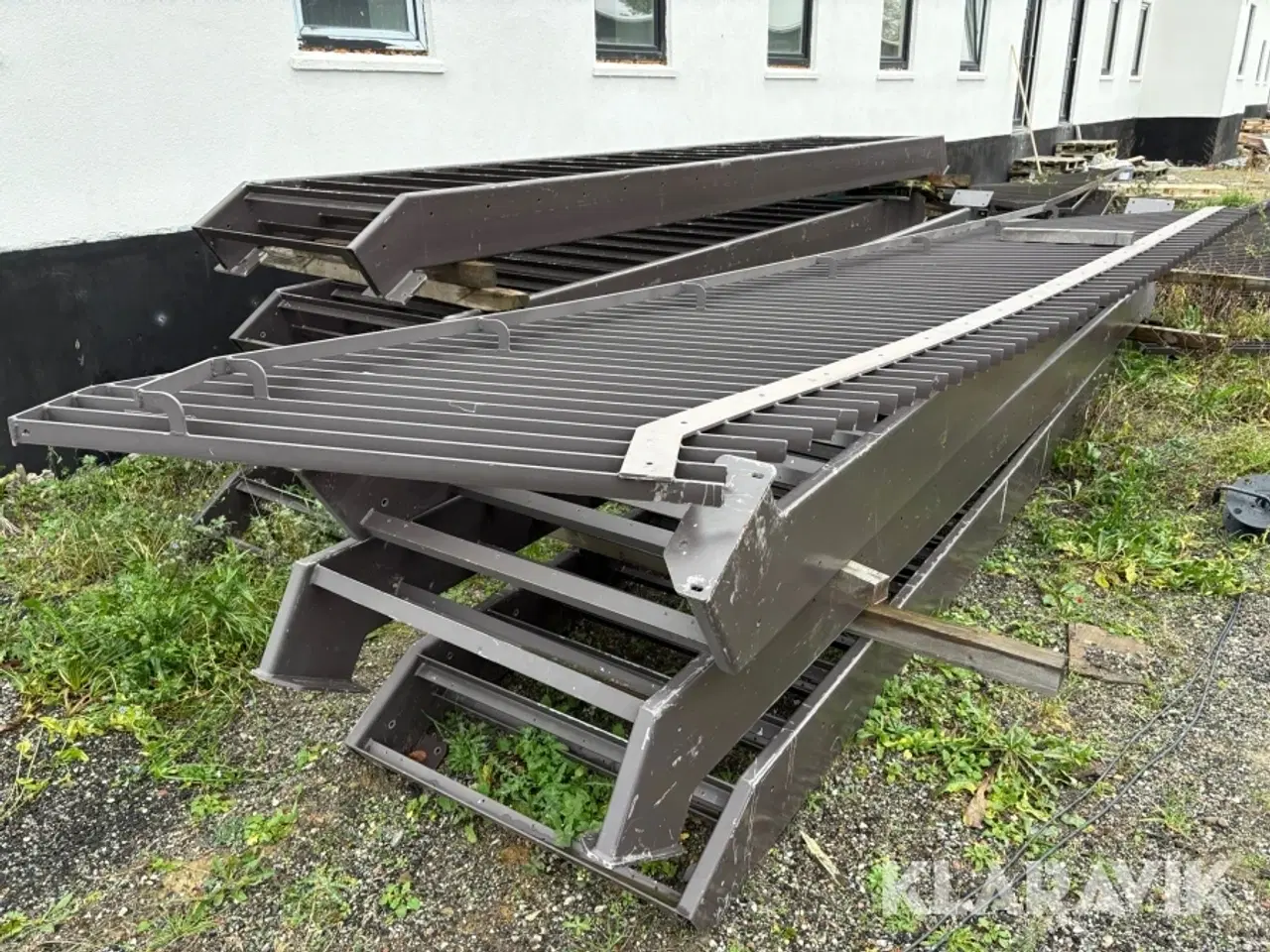 Billede 2 - Galvaniseret trapper inkl gelænder 7 styk