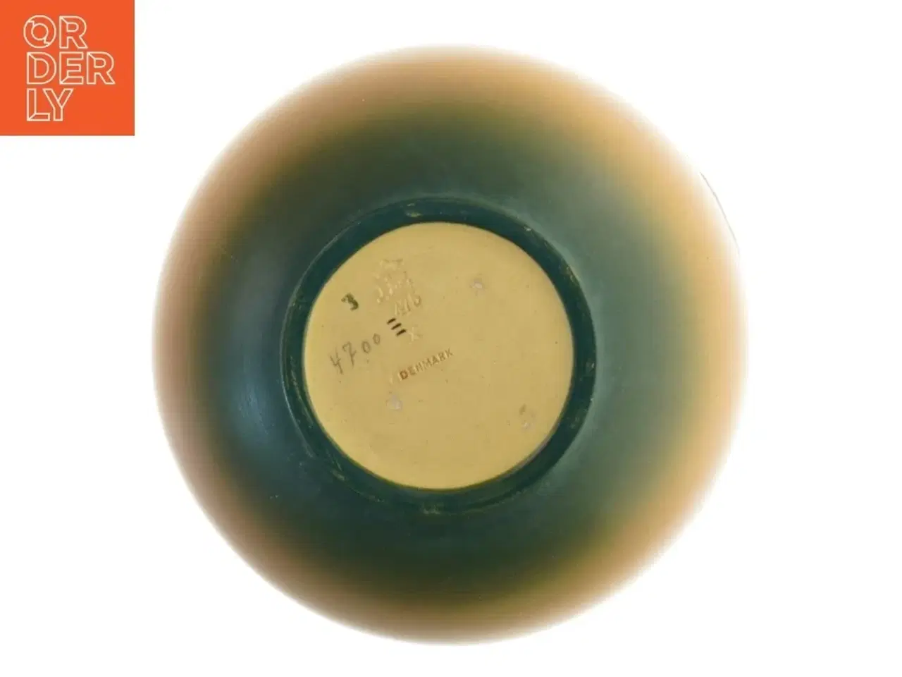 Billede 3 - Ipsen Keramikvase med blade og bær (str. Ø. 20 cm)
